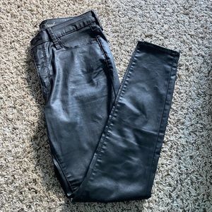 Black Universal Thread Pleather Pants
